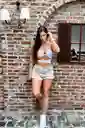 Crop Top Eva Blanco Talla S/m