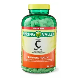 Spring Valley Vitamina C 1000mg 500 Tabletas