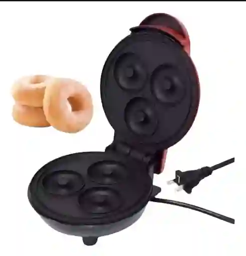Mini Donera Maquina Donas 3 Puestos Antiadherente Rosquillas