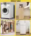 Base Soporte Para Lavadoras Neveras Muebles Ruedas Ajustable