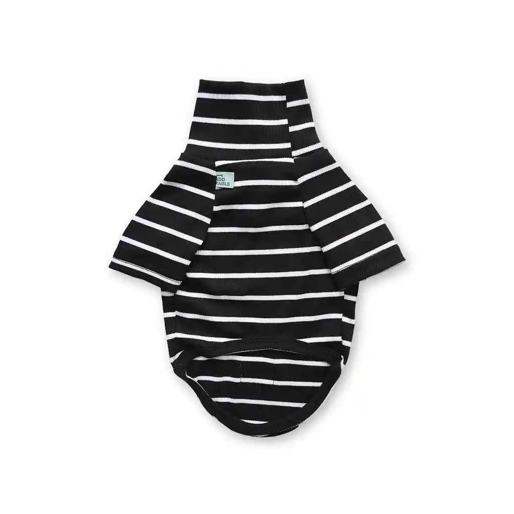 Saco M Tortuga Rayas Negro Y Blanco
