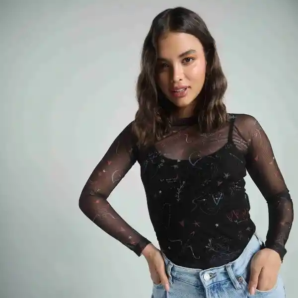 Xs / Top Básico - Negro
