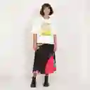 S / Camiseta Mango Biche Woman - Marfil