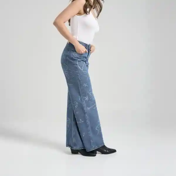 44 / Pantalón Just A Girl - Azul