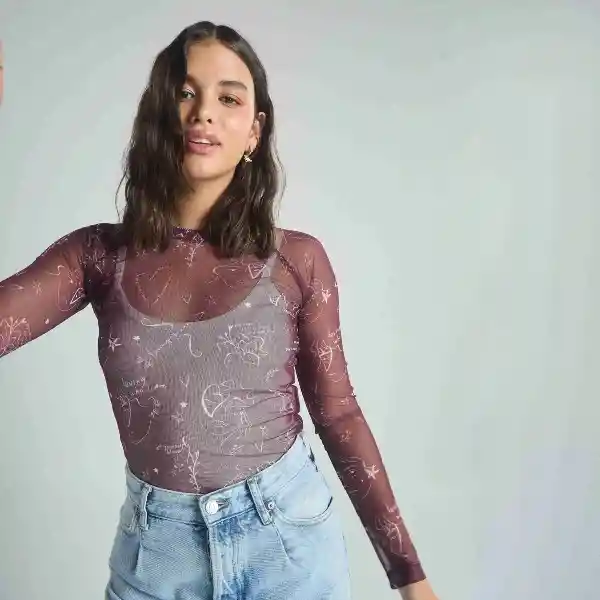 Xs / Top Básico - Marfil
