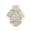 Saco Xs Tortuga Rayas Blanco Y Habano