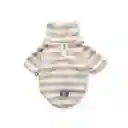 Saco Xs Tortuga Rayas Blanco Y Habano