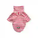 Saco L Tortuga Rayas Fucsia Y Blanco