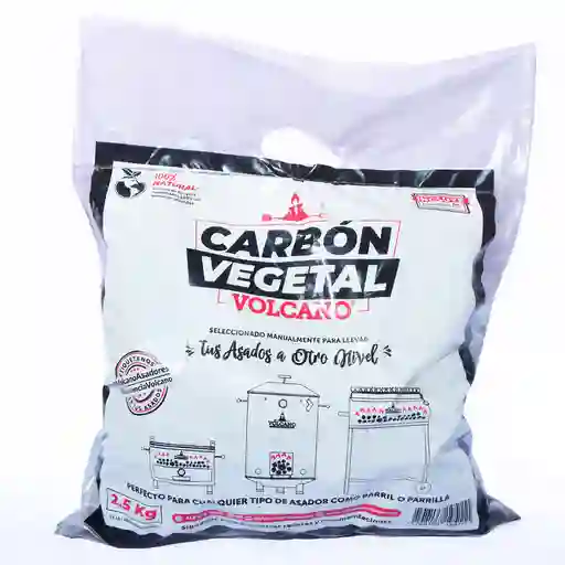 Carbón Vegetal X 2 Kg Aprox Volcano