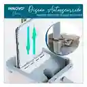 Trapero Plano Con Balde Escurridor Doble Compartimiento Beige 2 Mopas Innovo Home