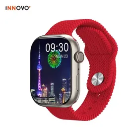 Reloj Smartwatch Mobulaa H9 Plus Pulso Rojo Amoled Sport Llamadas Notificaciones Innovo Tech