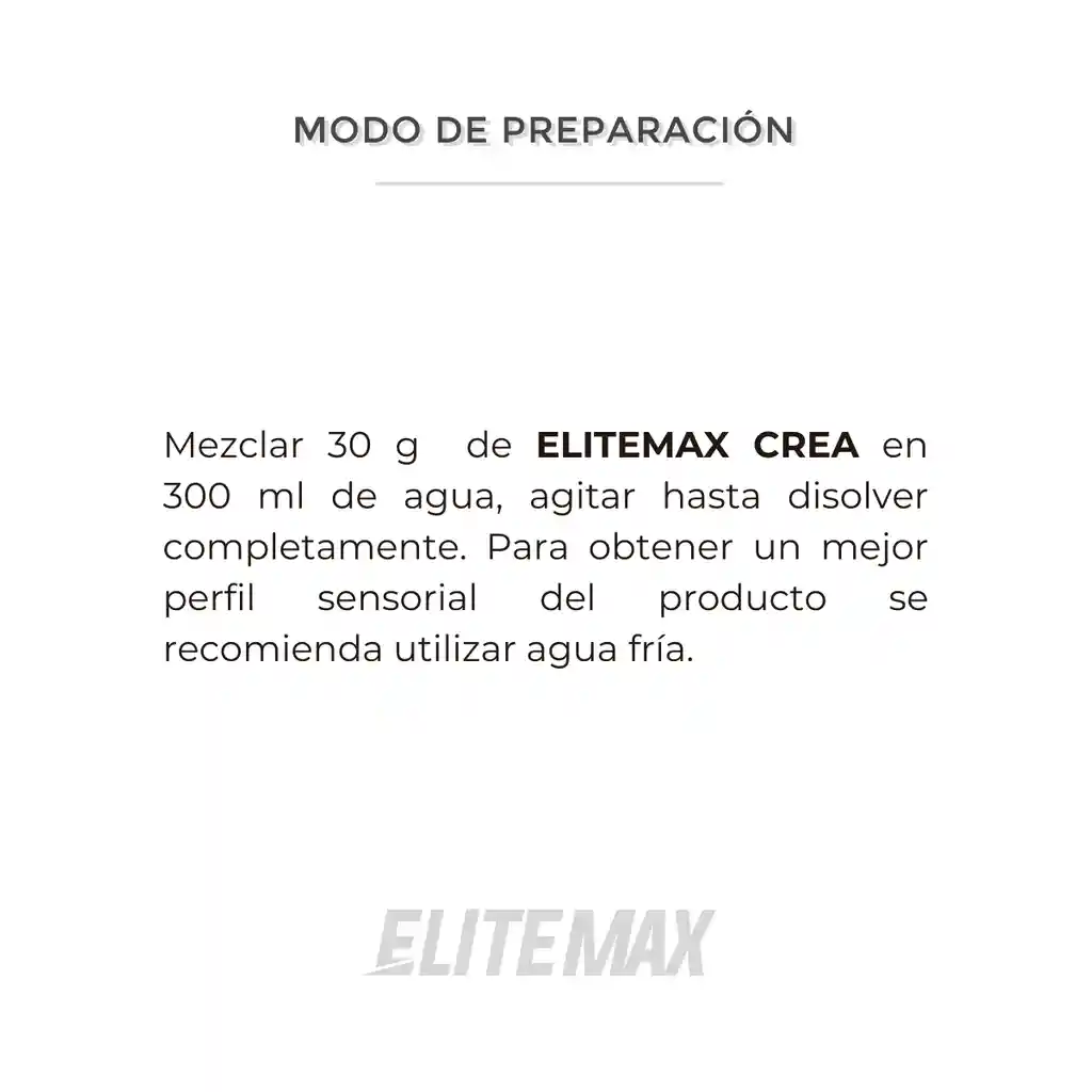 Creatina Maxcrea Monohidratada, Elitemax