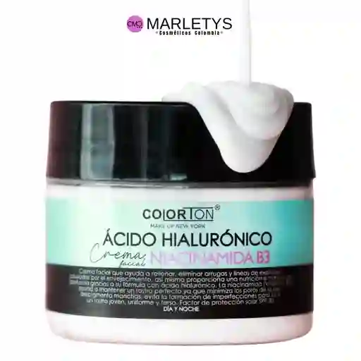 Crema Acido Hialuronico Con Niacinamida B3 Colorton