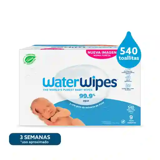 Toallas Húmedas X 540 Und Biodegradables (9x3)