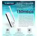 Tp-link, Tarjeta De Red De Alta Ganancia 150mbps, Tl-wn722n