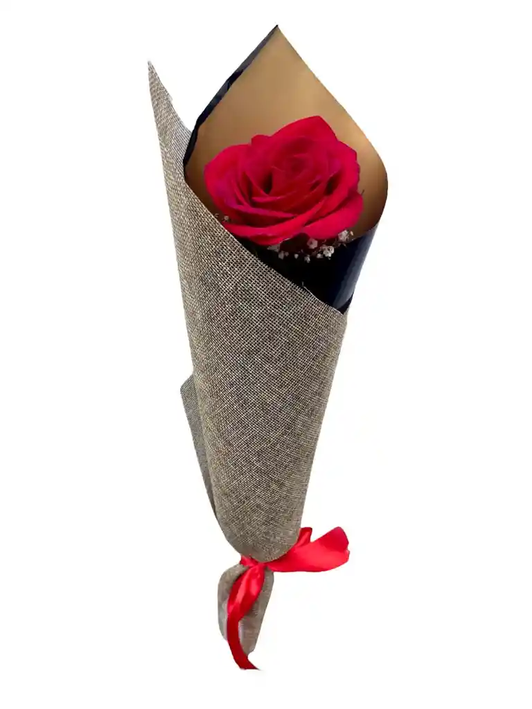 Solitario De Rosa Roja
