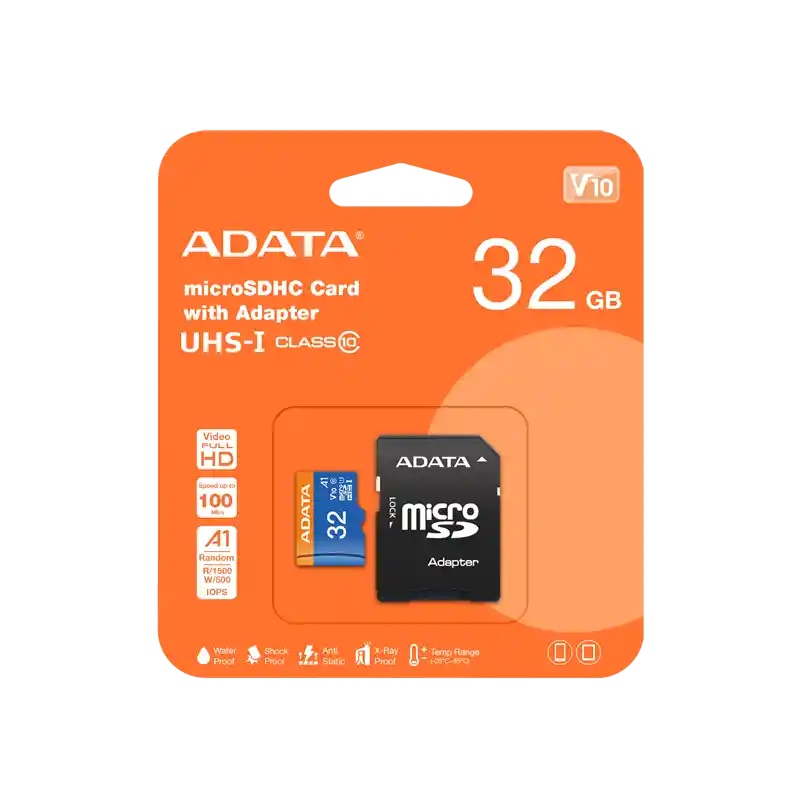 Memoria Micro Sd 32gb Clase 10 Adata
