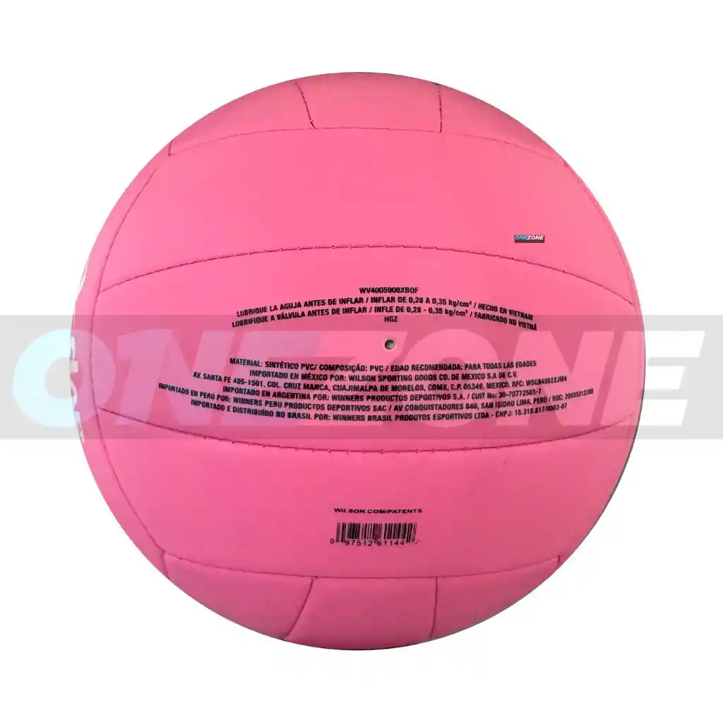 Balon De Voleibol Wilson Soft Play Avp De Juego Suave #5