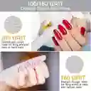Lima De Uñas Gris Medialuna Gpi 100/180 X 12 Piezas
