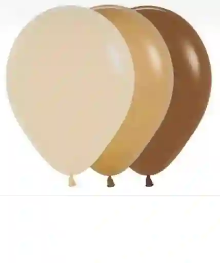 Bombas Globos Biodegradables Cafe Surtidos R12