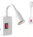 Adaptador Extensor De Bombillo Con Enchufe Interruptor