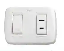 Interruptor + Toma Corriente De Sobreponer Ave