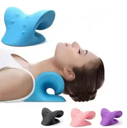 Relajante Almohada Cervical Estiramiento Espalda Alivio Dolor Hombros