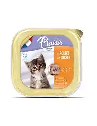 Alimento Húmedo Plaisir Gato Pate Con Pollo Para Gatito 100gr