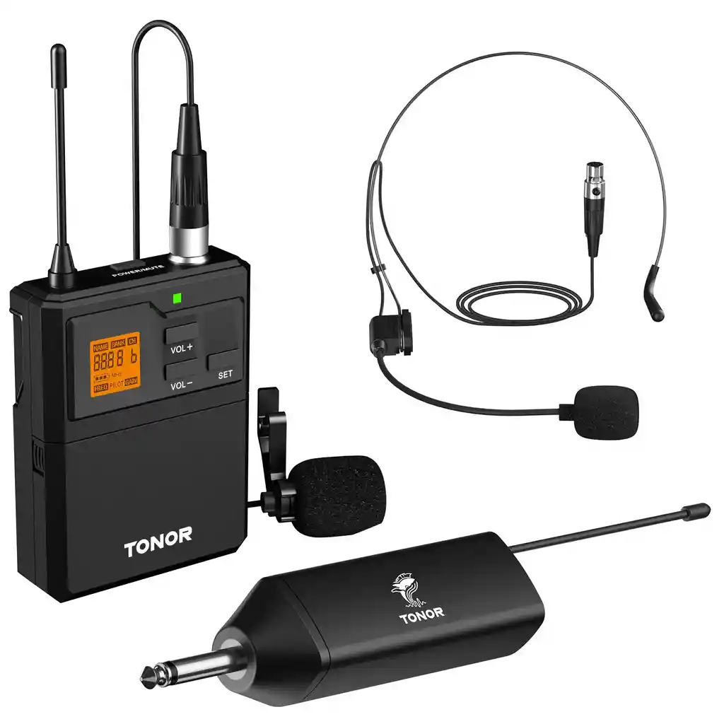 Micrófono De Solapa Profesional | Tonor Tw - 621 | Tw - 632