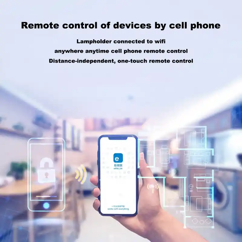 Plafon Wifi Control Enchufe Interruptor Inteligente Bombillo
