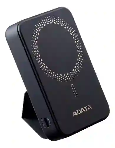 Adata R100, Power Bank 10000mah, Carga Inalámbrica Magnética Color Negro