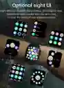 Reloj Inteligente Deportivo Smartwatch T900 Ultra 49mm, Plateado Y Correa Gris