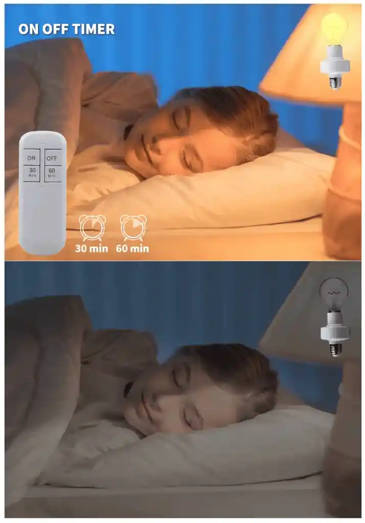 Enchufe Bombillo Control Interruptor Inteligente Bombillo