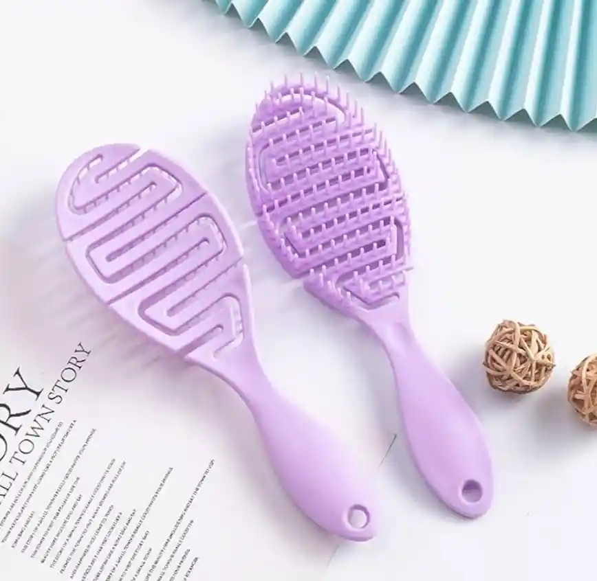 Peine Cepillo Anti Friz Todo Tipo De Cabello