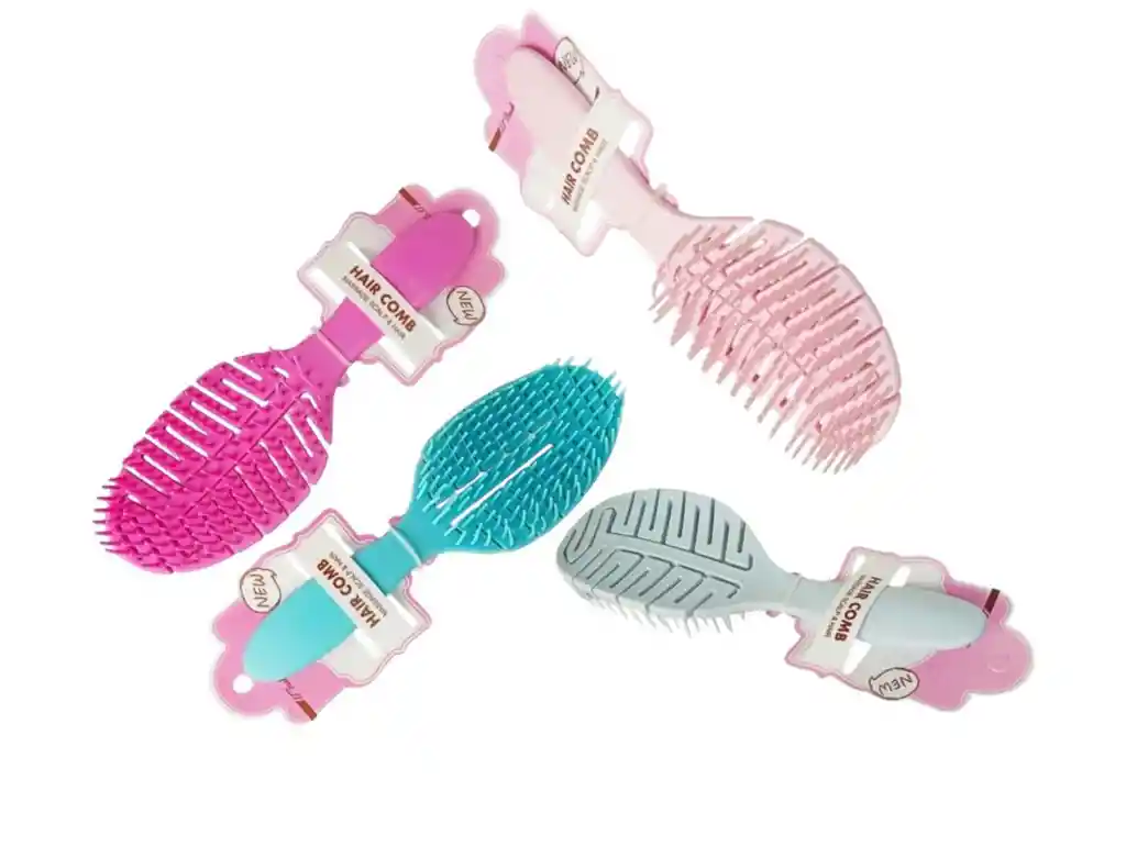 Peine Cepillo Anti Friz Todo Tipo De Cabello