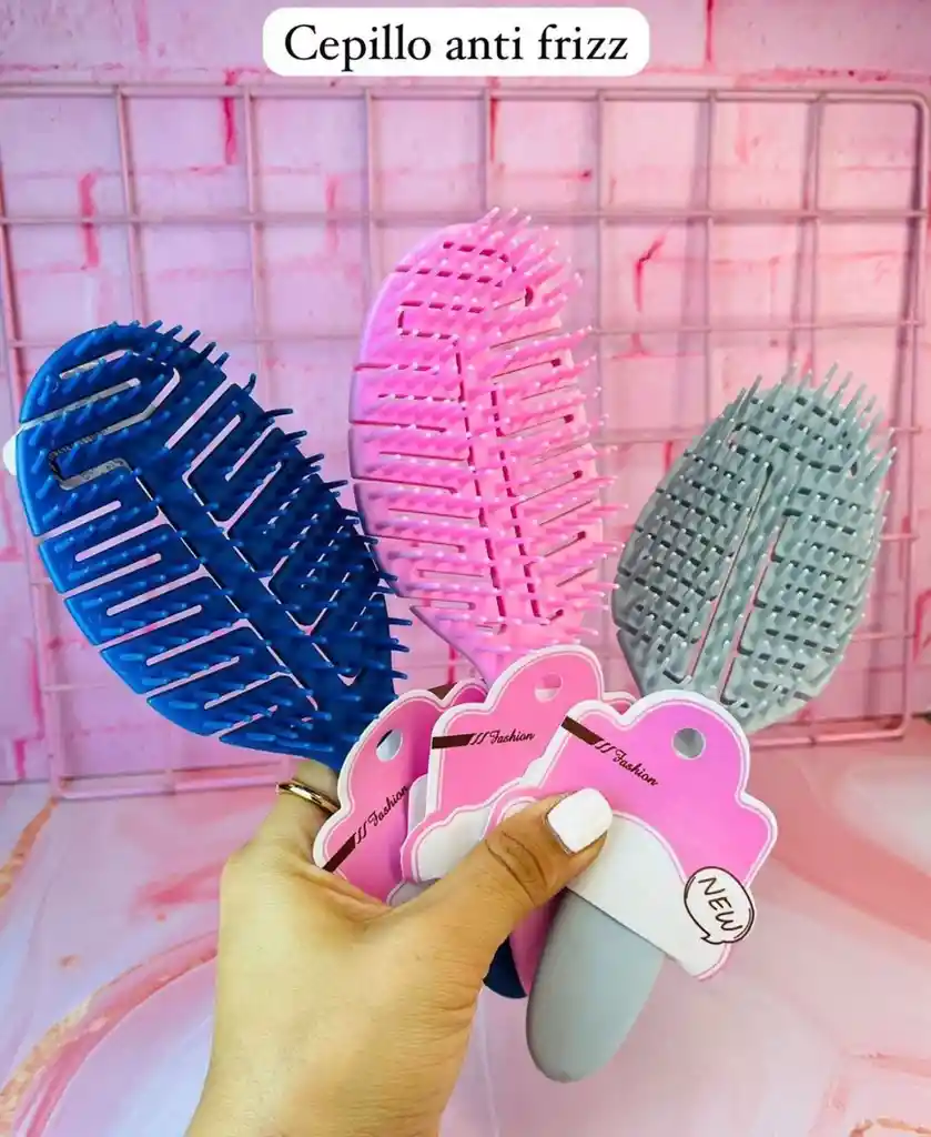 Peine Cepillo Anti Friz Todo Tipo De Cabello