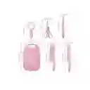 Set Cuchillos Utensilios Cocina Soporte Acrílico X6 Piezas