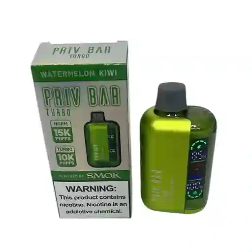 Vape Priv Bar 15000 Puffs Sandia Vaper Vapper Vapeador Cigarrilo Electronico