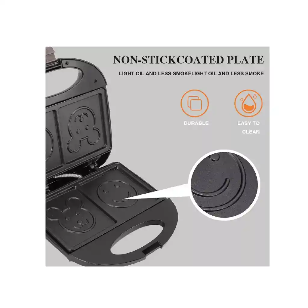 Mini Waffle Maker Sonriente Aimeryup