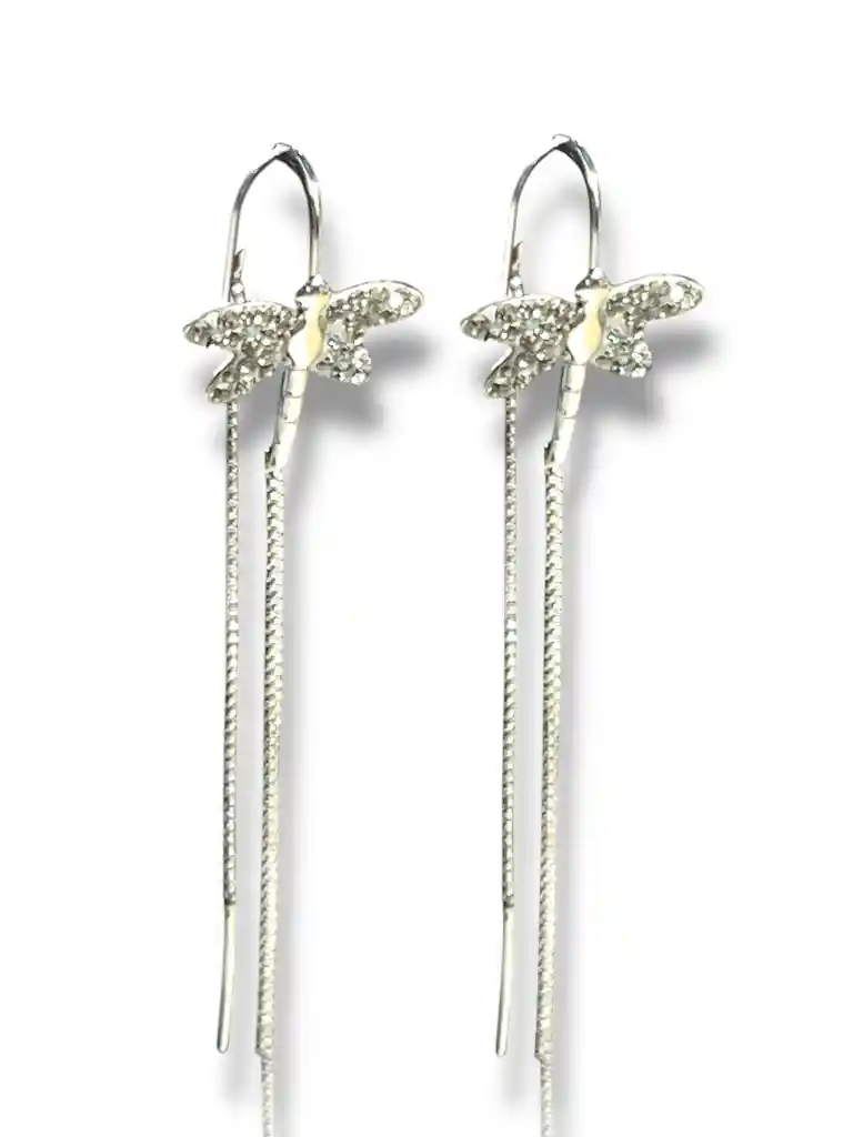 Arete En Plata Ley 925 Colgante Con Piedras De Murano, Joyeria Joyas, Aretes En Plata