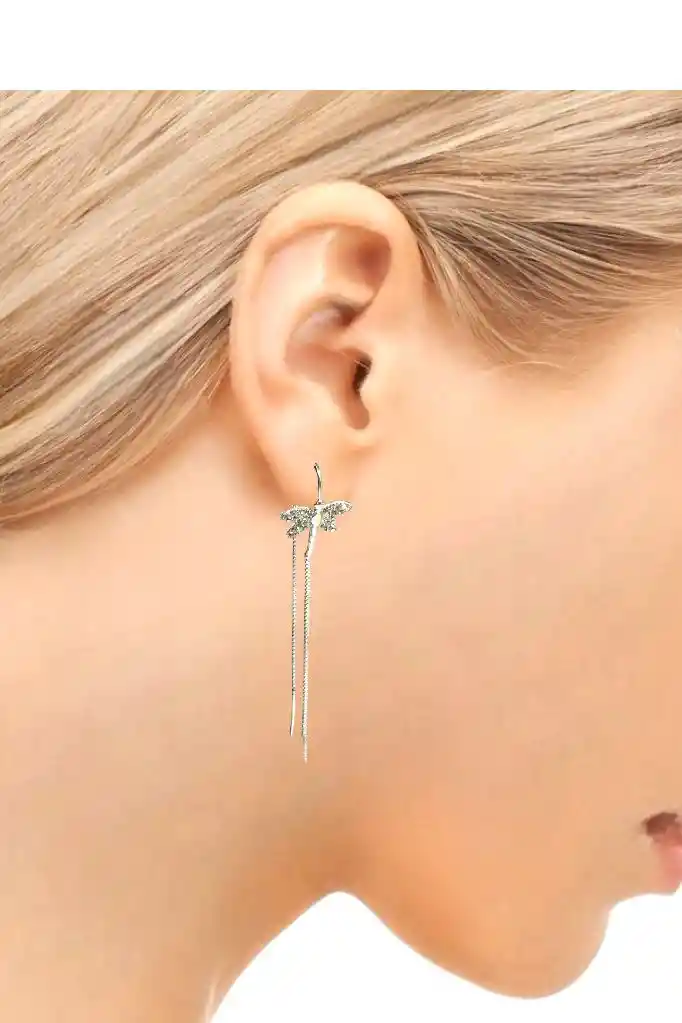 Arete En Plata Ley 925 Colgante Con Piedras De Murano, Joyeria Joyas, Aretes En Plata