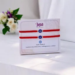 Set Pulseras De Proteccion Ojo Turco Tejidas Para Compartir