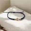 Pulsera Tejida Medalla De San Benito - Manilla De Protección Color A Elección