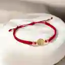 Pulsera Tejida Medalla De San Benito - Manilla De Protección Color A Elección