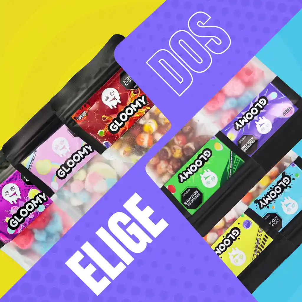 Gloomys Dulces Y Caramelos - Elige Dos - Pack 2
