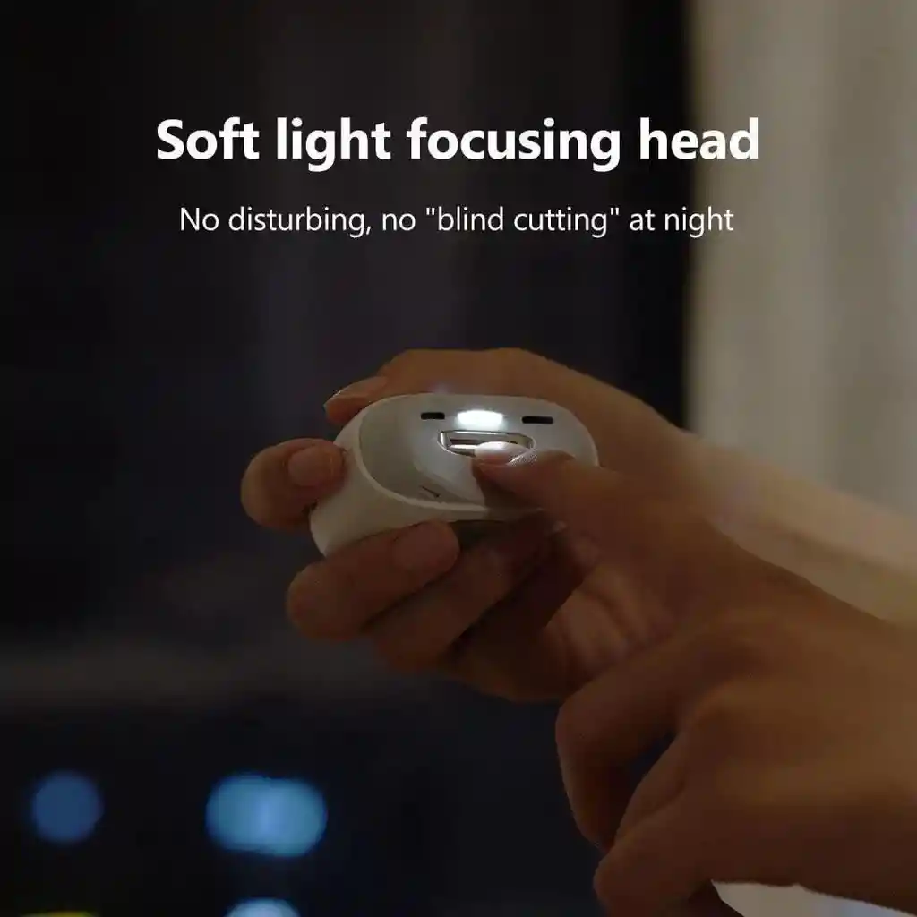 Cortaúñas Eléctrico, Diseño Curvado Inalámbrico