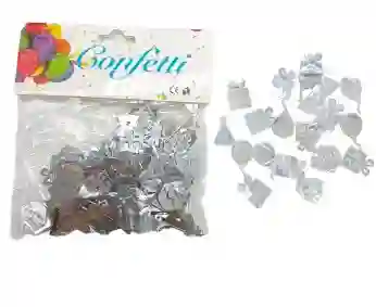 Confeti De Mesa Fiesta Plata