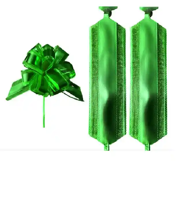 Moño Lazo Para Regalo Verde