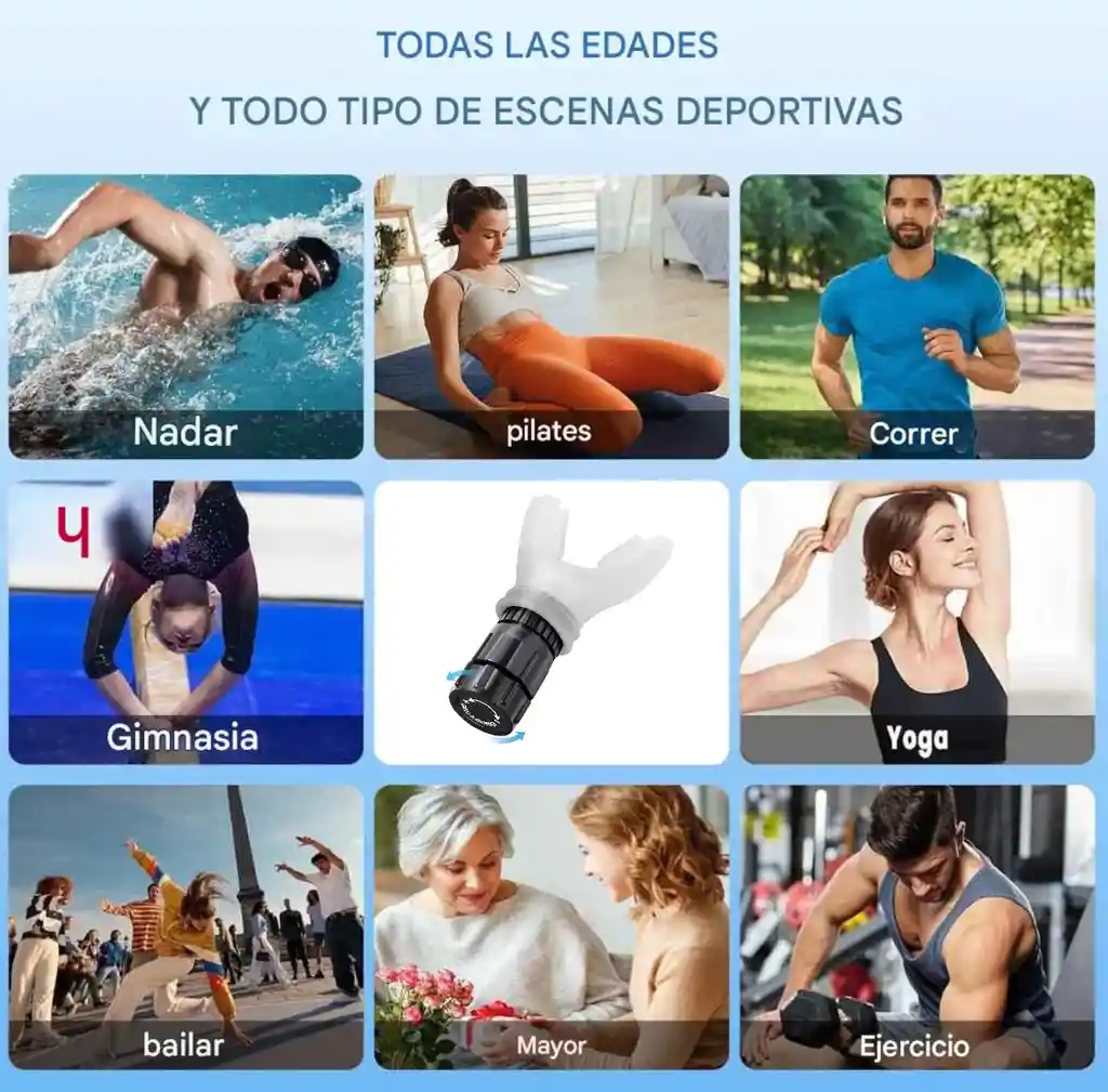 Dispositivo Portátil De Ejercicio Y Entrenamiento Respirador