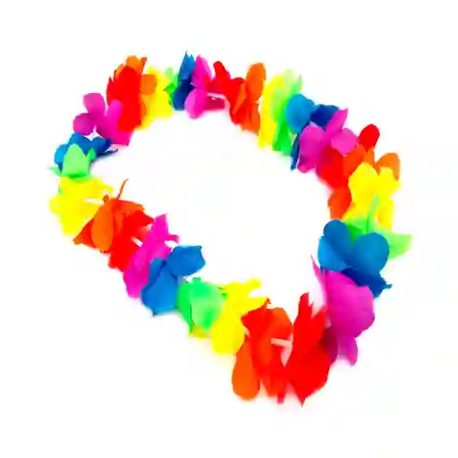Collar De Flores Hawaiano X 1 Und